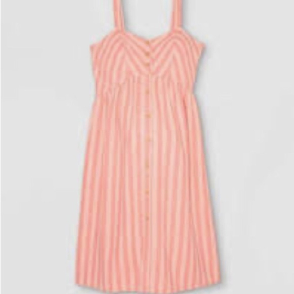 Isabel Maternity by Ingrid & Isabel Peach Striped Dress